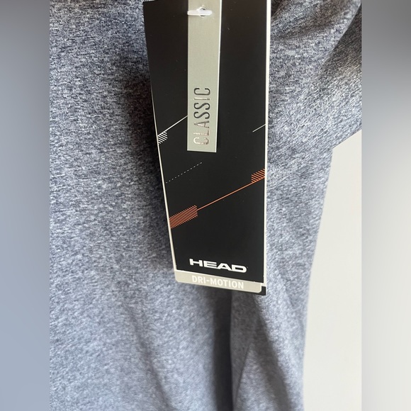 NWT HEAD Men Heather Gray Hypertek Dri-Motion T Shirt Crew Neck Reflective Sz XL - Picture 10 of 12